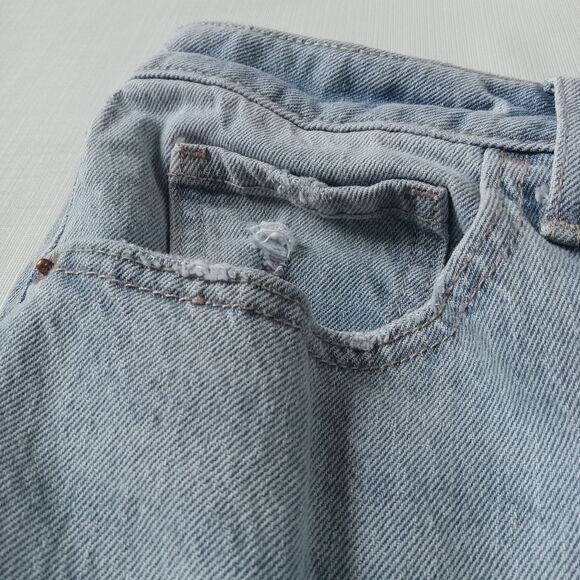 Old Navy Plus Size Light Wash Extra High Rise Kicker Boot-Cut Jeans Women's 18 - Picture 8 of 12